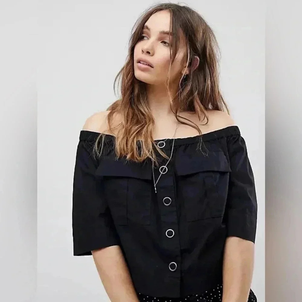 Free people head over heeels off shoulder blouse